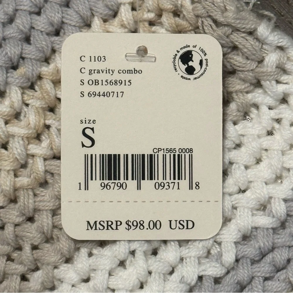 Free People Devon Gravity Combo Long Sleeve‎ Sweater Size Small Women